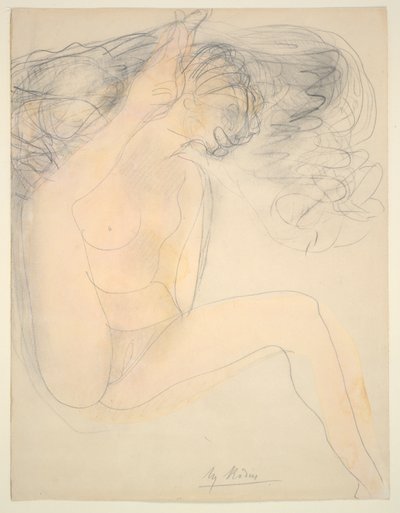 Naken - häl på örat av Auguste Rodin