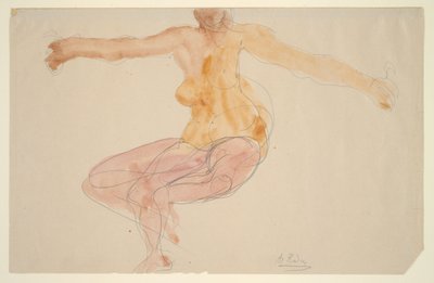 Naken dans av Auguste Rodin