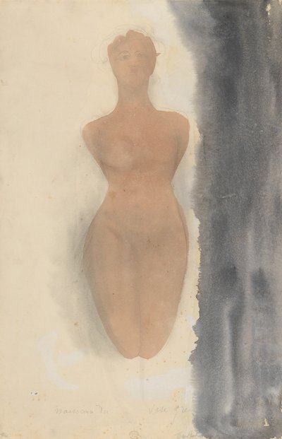 Ursprunget till den grekiska vasen, 1900-1910. av Auguste Rodin