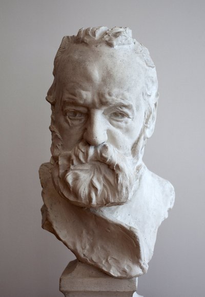 Porträtt i byst av Victor Hugo (1802-1885). Gips av Auguste Rodin (1840-1917) av Auguste Rodin