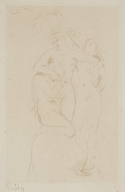 Själar i skärselden av Auguste Rodin