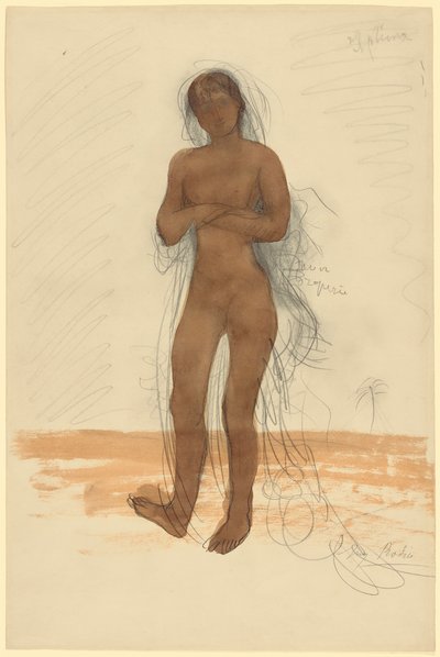 Sfinx, ca 1898-1900 av Auguste Rodin