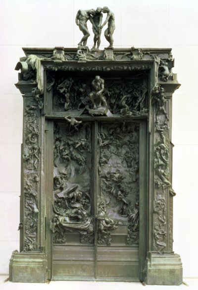 Helvetets portar, 1880-90 (brons) av Auguste Rodin