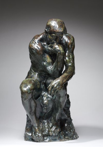 Tänkaren, ca 1880 av Auguste Rodin