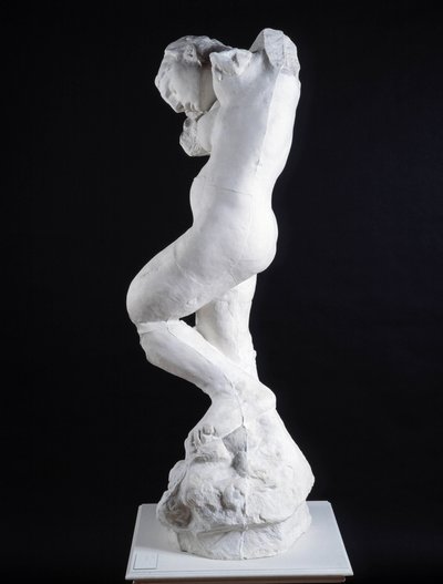 Den inre rösten, sett från profilskulpturen (marmor) av Auguste Rodin