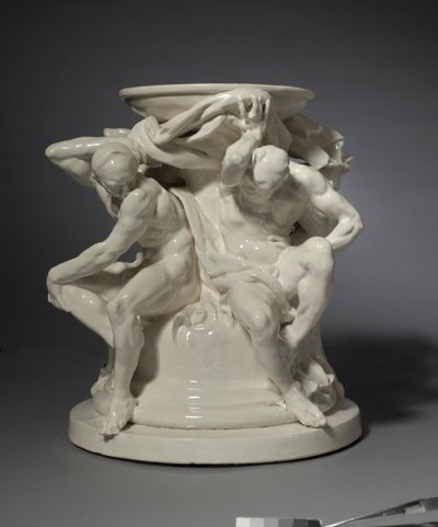 Titans, Support for a Vase, designad av Albert-Ernest Carrier-Belleuse av Auguste Rodin