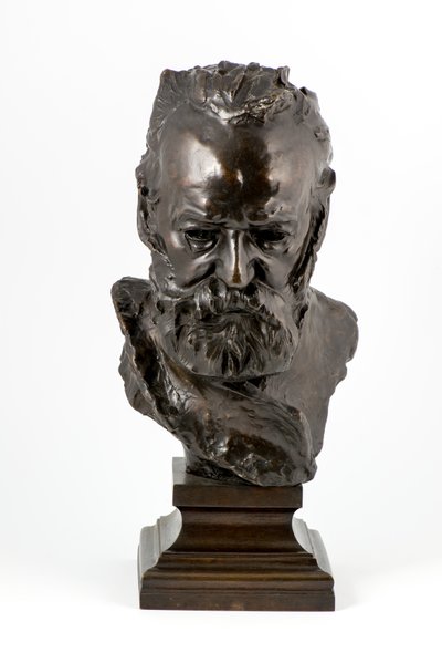 Victor Hugo (bronsgjuten efter originalet från 1886) (brons) av Auguste Rodin