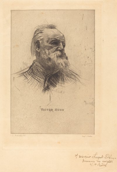 Victor Hugo, Tre fjärdedelar av Auguste Rodin