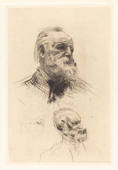 Victor Hugo, De Trois Quarts av Auguste Rodin