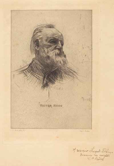 Victor Hugo, ”De Trois Quarts” av Auguste Rodin