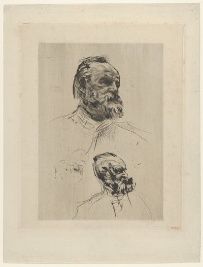 Victor Hugo trekvartsvy, 1885. av Auguste Rodin