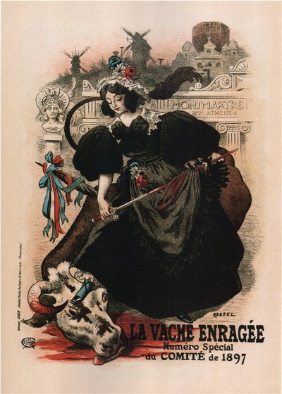 La Vache Enragee av Auguste Roedel