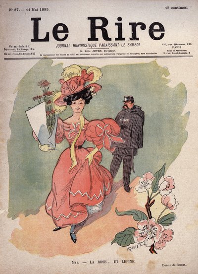 Maj månad - rosen och... Lepine (Louis Jean-Baptiste Lepine av Auguste Roedel