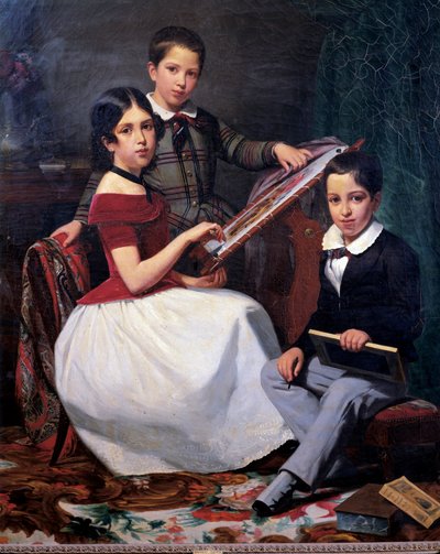 Barn till rådman Joaquin Torquato Alves Ribeiro av Auguste Roquemont