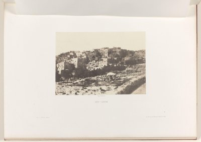 Utsikt över Betlehem Beit Lehem (titel på objekt) av Auguste Salzmann