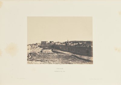 Jerusalem. Sions fästning av Auguste Salzmann