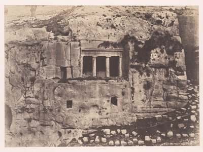 Jerusalem, Josafats dal, S:t Jakobs grav av Auguste Salzmann