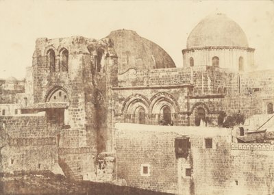 Jerusalem. Den heliga graven. Allmän vy 2 av Auguste Salzmann