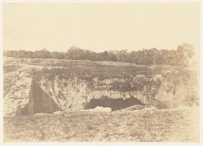Jerusalem, Jerusalem. Grav för Judas kungar. Yttre innergård av Auguste Salzmann