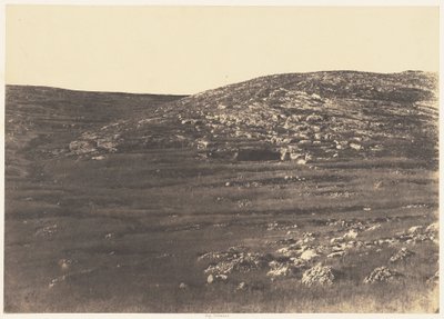 Jerusalem. Judisk grav tre mil nordnordväst om Jerusalem av Auguste Salzmann