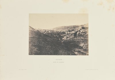 Jerusalem. Josafats dal av Auguste Salzmann