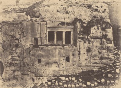 Jerusalem. Josafats dal. Sankt Jakobs grav av Auguste Salzmann