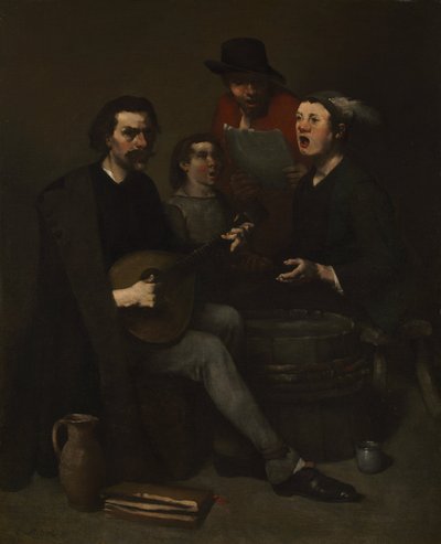 Sångare av Auguste Theodule Ribot