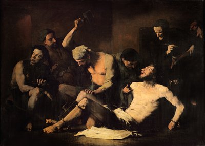 Mateso ya Alonso Cano (1601-67) c.1867 swed av Auguste Theodule Ribot