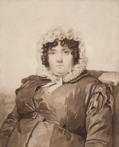 Utan titel (Porträtt av konstnären av Auguste Xavier Leprince
