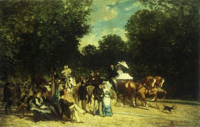 En dag i parken, 1875 av Auguste de Molins