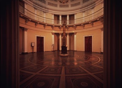 Vinterpalatsets rotunda, 1830-talet av Auguste de Montferrand