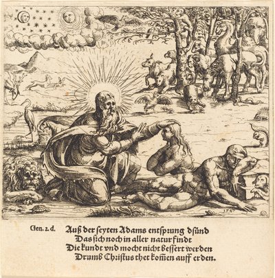 Evas skapelse av Augustin Hirschvogel