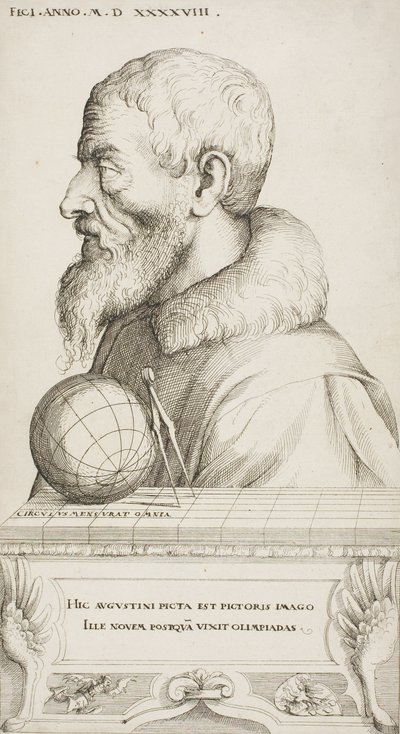 Självporträtt av Augustin Hirschvogel