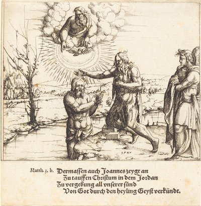 Kristi dop, 1547. av Augustin Hirschvogel