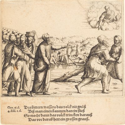 Herren sötar Marahs vatten, 1548. av Augustin Hirschvogel