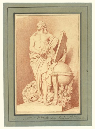 Monument till Buffon av Augustin Pajou