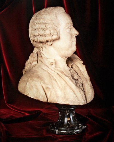 Porträtt tros vara Louis-Pierre-Sebastien, Marshall de Sainscy av Augustin Pajou