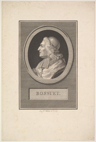 Porträt von Bossuet, 1803 von Augustin de Saint Aubin