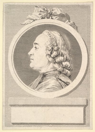 Porträt von Charles Gauzargues, 1767 von Augustin de Saint Aubin