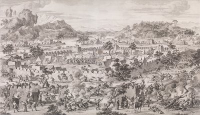 Slaget vid Tonguzluq, 1773. av Augustin de Saint Aubin