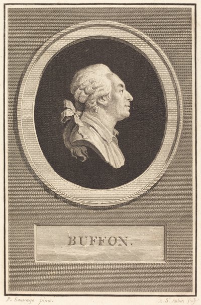 Buffon av Augustin de Saint Aubin after Piat Joseph Sauvage