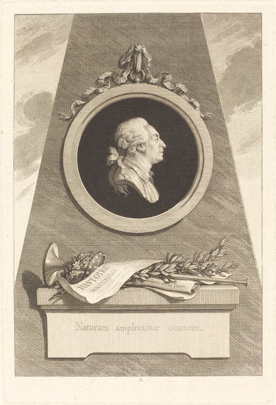 Greve av Buffon av Augustin de Saint Aubin after Piat Joseph Sauvage