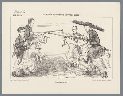 Utrecht Masquerade 1851: Rederijkers år 1500 Rederijkers. 1500 (titel på objekt) Den nationella historien. från de äldsta tiderna till slutet av 1600-talet, i åtta scener, framställda i kostym av H.H. Studenter från Utrecht School av Augustinus Jacobus Bernardus Wouters