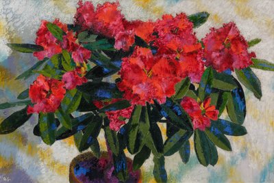 Augusto Giacometti Rhododendron 1938 av Augusto Giacometti
