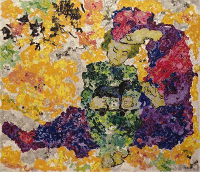 Maria med pojken Jesus av Augusto Giacometti