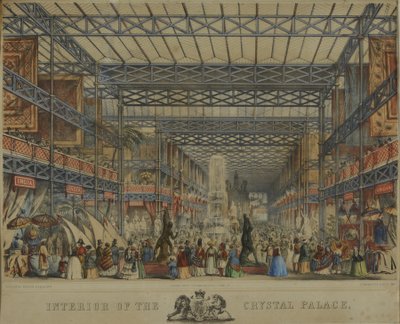 Interiör av Crystal Palace, 1851 av Augustus Butler