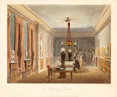 Ackermanns bibliotek för konstverk, pub. 1815. av Augustus Charles Pugin