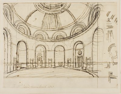 Runda rumsbanken av Augustus Charles Pugin