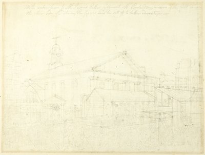Studie för Covent Garden Market, Westminster-valet, från Microcosm of London av Augustus Charles Pugin
