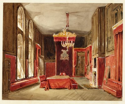 Studie för Drawing Room, St. James, från Microcosm of London av Augustus Charles Pugin
